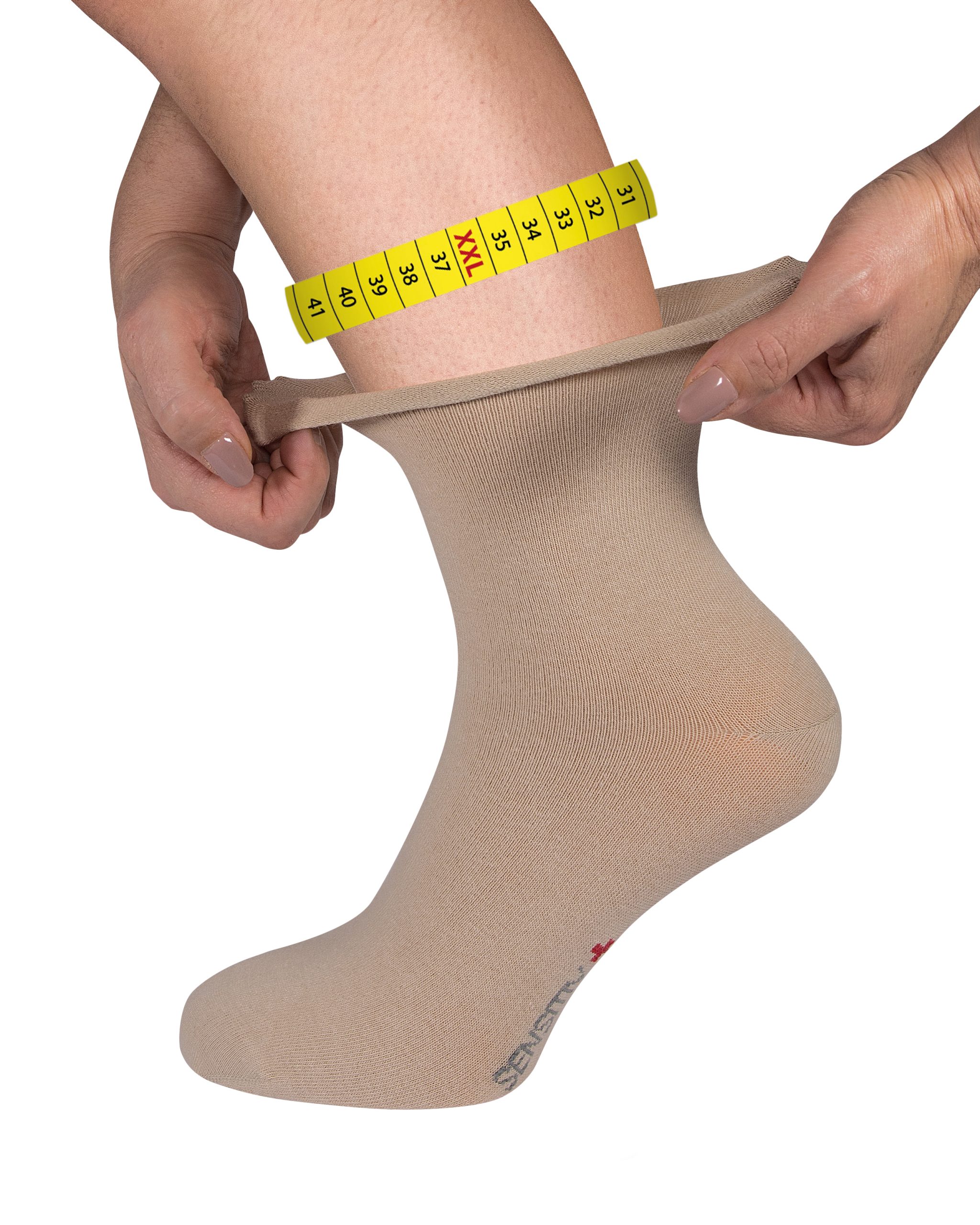 MX3733 Sensitiv XXL – Elegant Fußgut Socken